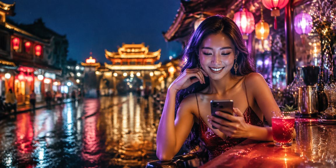 Người dùng ở Huế tra cứu tỷ lệ kèo trận đấu trên điện thoại về đêm